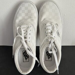 Vans  authentic Classic White Checkered Skate Shoes